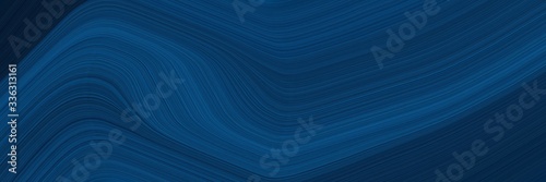 elegant dynamic banner design with midnight blue, teal green and strong blue colors. fluid curved flowing waves and curves
