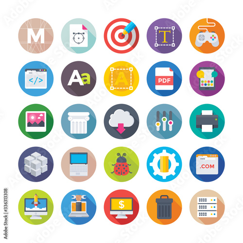 Web Design and Development Vector Icons 2