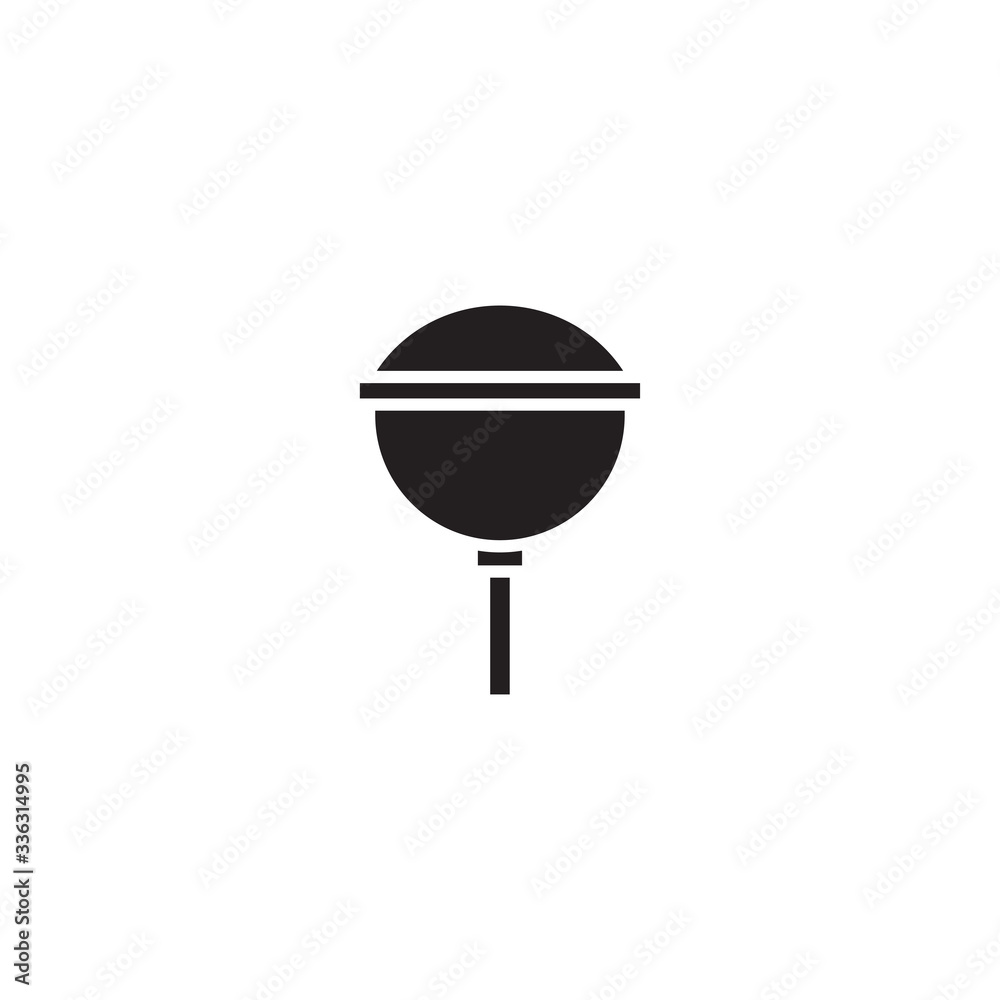 Light Bulb icon vector. Lighting Electric lamp vector icon. Electricity, shine symbol. Trendy Flat style for graphic design, Web site, UI. EPS10. - Vector illustration