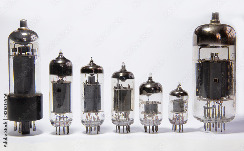 Old diode lamps of different sizes Old diode lamps of different sizes