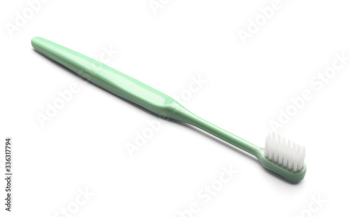 Tooth brush on white background