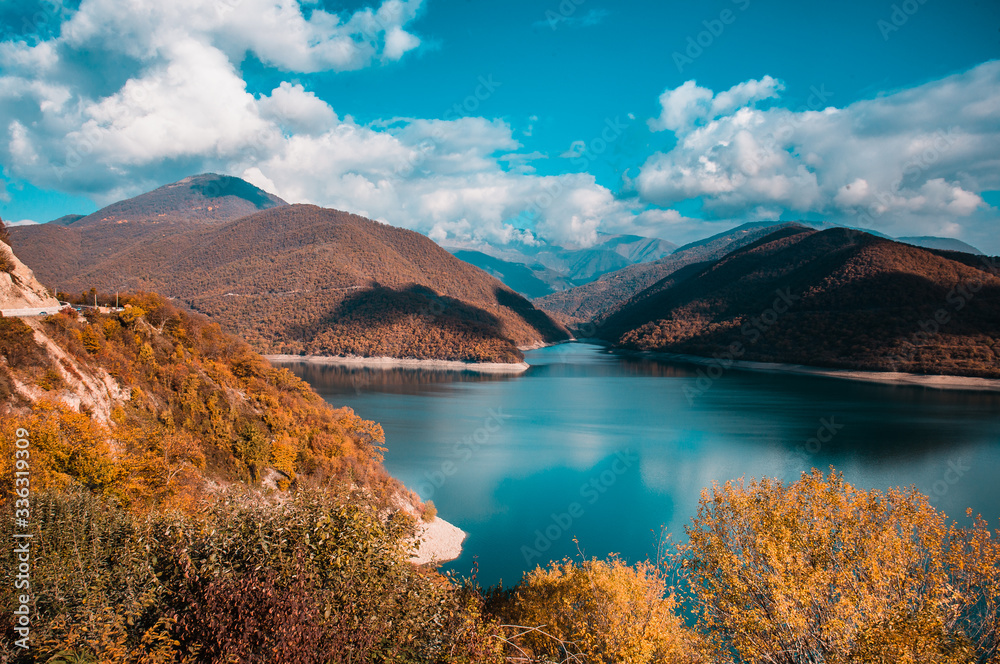 Lake and Mountain Views in Georgia