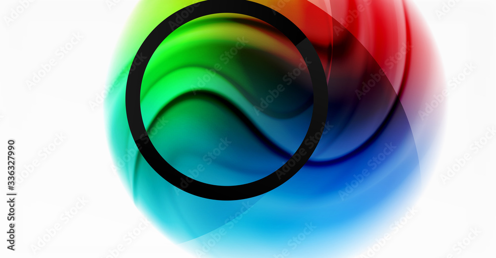 Abstract background, fluid mixing gradient liquid style colors composition. Vector Illustration For Wallpaper, Banner, Background, Card, Book Illustration, landing page