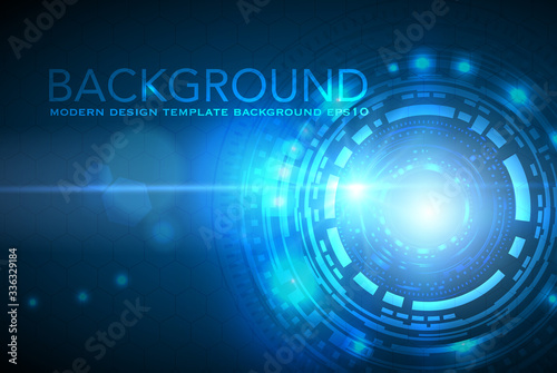 Vector abstract background shows the innovation of technology and technology concepts. Can be applied to your businesses.