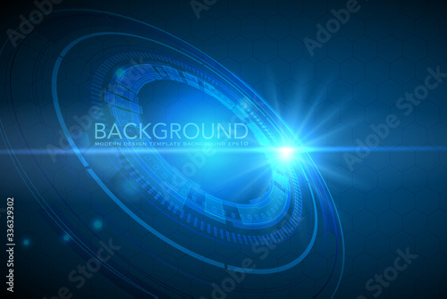 Vector abstract background shows the innovation of technology and technology concepts. Can be applied to your businesses.