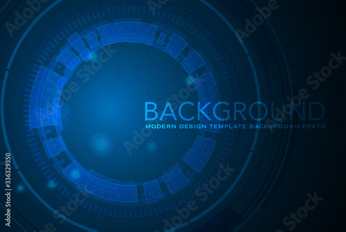 Vector abstract background shows the innovation of technology and technology concepts. Can be applied to your businesses.