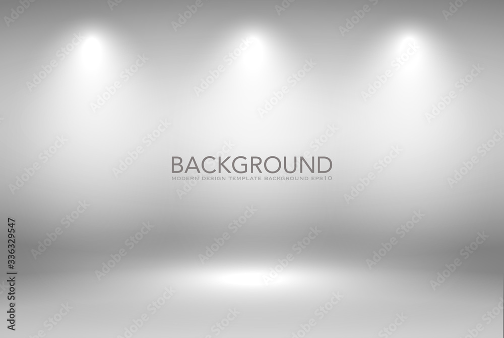 Abstract gray background. Grey gradient background blank trade show booth for designers. Background empty room with space for your text and picture. vector eps10