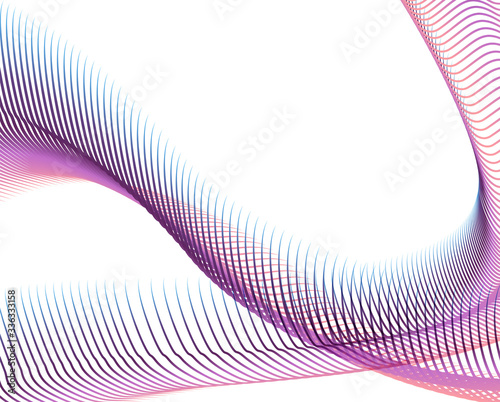 Abstract background blend wave line design for Wallpaper, Banner, Background, Card, Book Illustration, landing page
