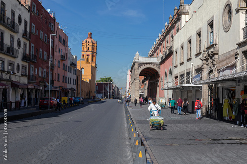 Fototapeta Naklejka Na Ścianę i Meble -  Popular places in Mexico capital city.