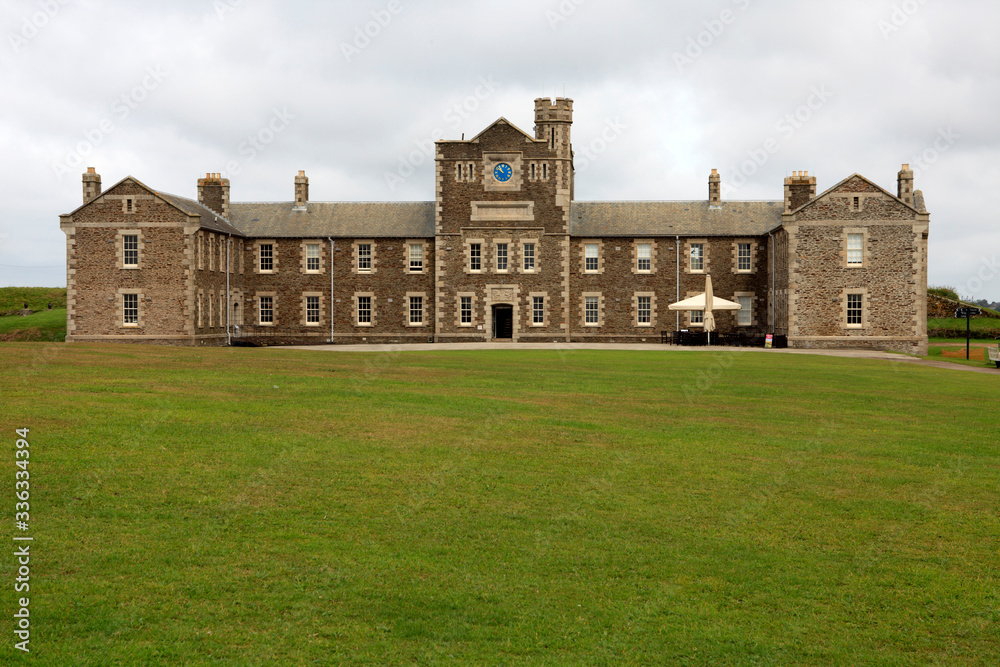 Fototapeta premium Falmouth (England), UK - August 15, 2015: Pendennis castle, Falmouth, Cornwall, England, United Kingdom.
