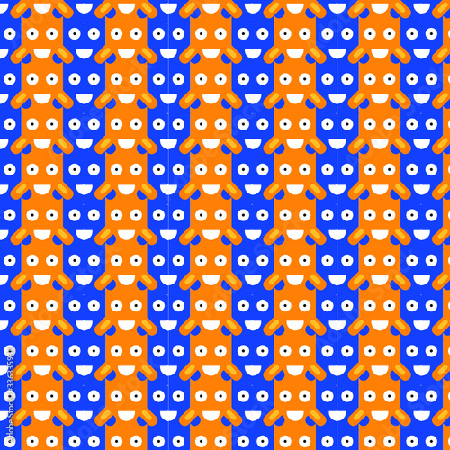 Geometric shapes pattern free vector