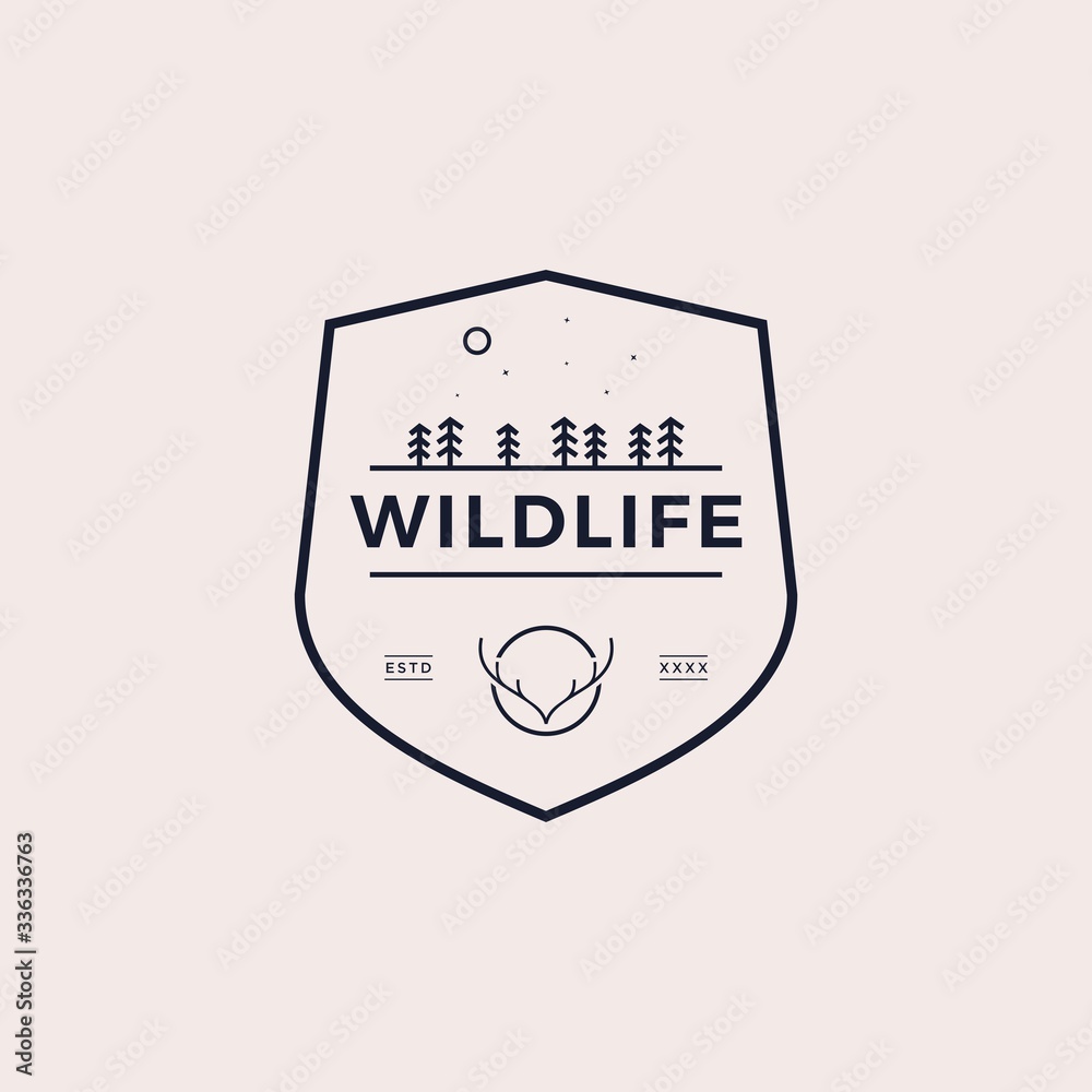 Adventure badge logo design vector illustration Adventure badge logo design vector illustration