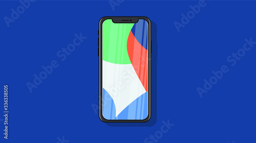 Free Download mobile phone flat design vector illustration - GFXLoad