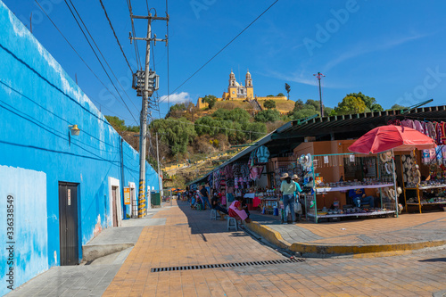 Traditional architecture in Cholula, Mexico. © Curioso.Photography