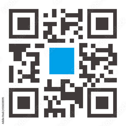 Qr code payment , online shopping , cashless technology concept. Coffee shop accepted digital pay without money , plastic tag on table and hand using mobile phone application to scan qr code.