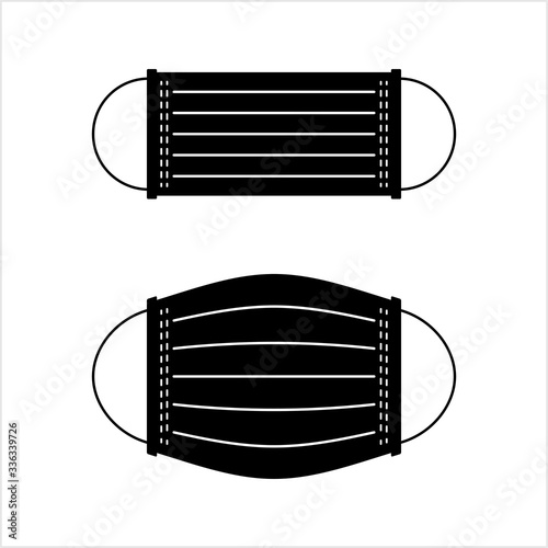 Surgical Mask Icon, Medical Mask, Procedure Mask, Personal Protective Mask