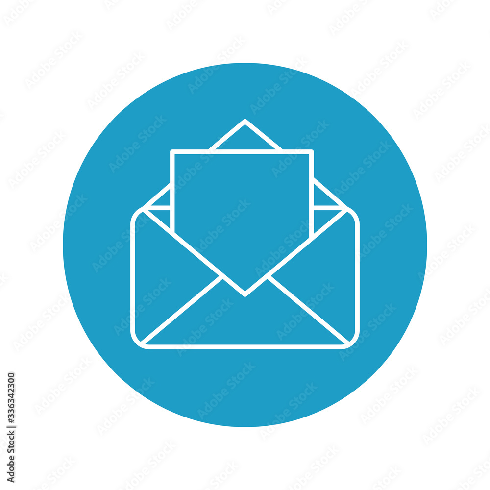 Envelope design, Message email mail letter marketing communication card and document theme Vector illustration Envelope design, Message email mail letter marketing communication card and document theme Vector illustration