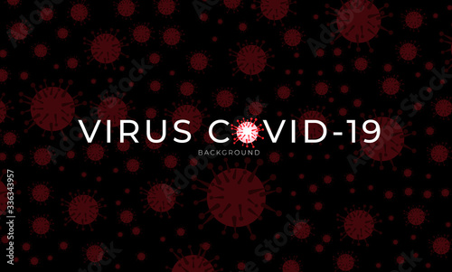 Corona virus, COVID-19 Wuhan virus disease from china. Vector illustrate.