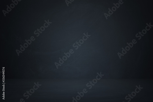 dark texture chalk board and black board studio background, showroom can be presented product
