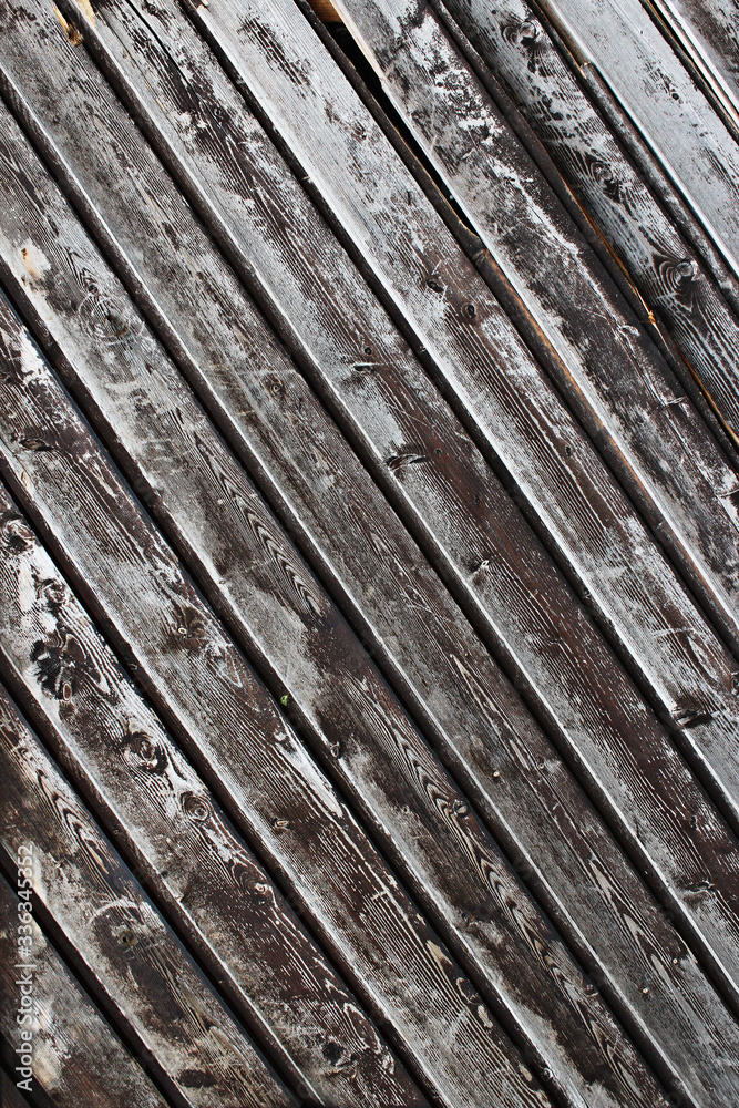 Background from old boards with cracked paint. The texture can be used as a background, in design, as a background for flat lay. Background from old boards with cracked paint. The texture can be used as a background, in design, as a background for flat lay.