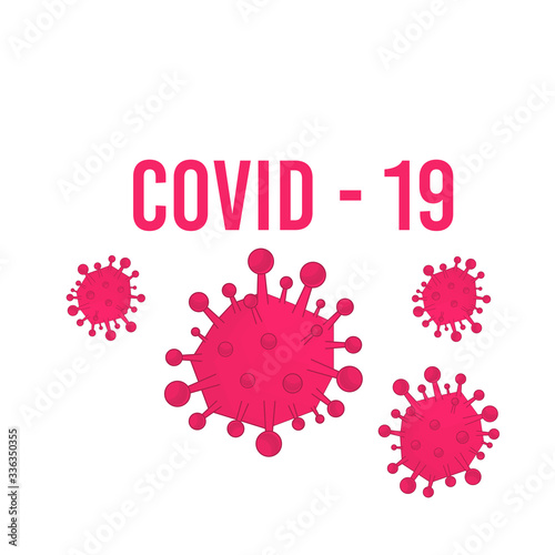 Coronavirus danger and public health risk disease
