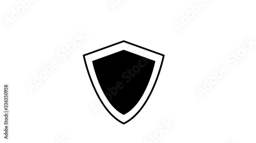 Shield Icon in trendy flat style isolated on grey background Free Download Shield Icon in trendy flat style isolated on grey background - GFXLoad