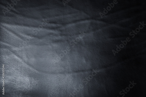 Black leather and texture background.