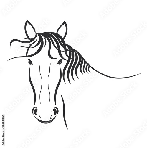 Obraz na plátně Logo cheval