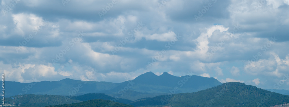 panorama of the mountains,Panoramic background.