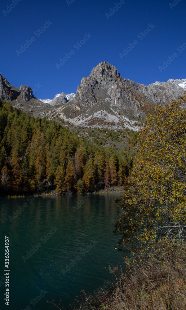 autumn landscapes of the upper Maira Valley