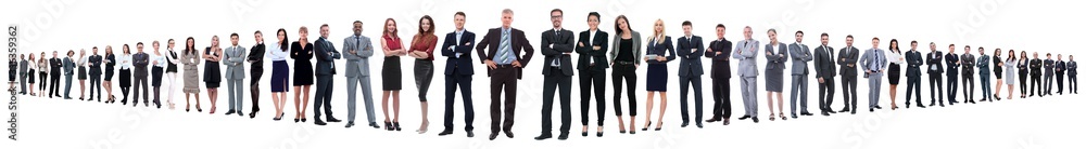panoramic collage of a large and successful business team panoramic collage of a large and successful business team