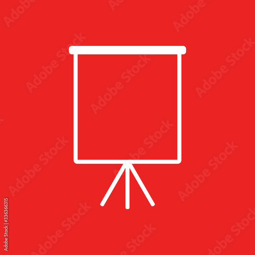 Flipchart und Hintergrund