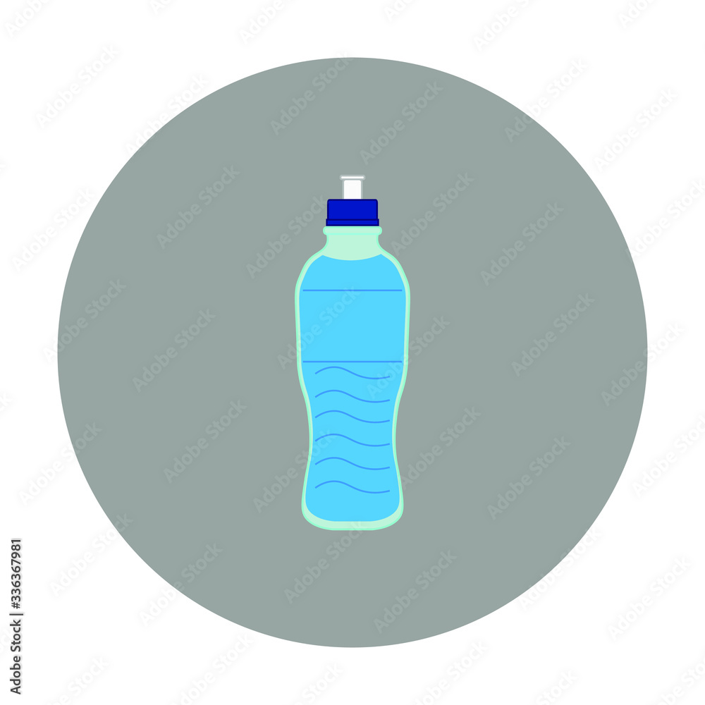 isotonic drink on white background vector isotonic drink on white background vector