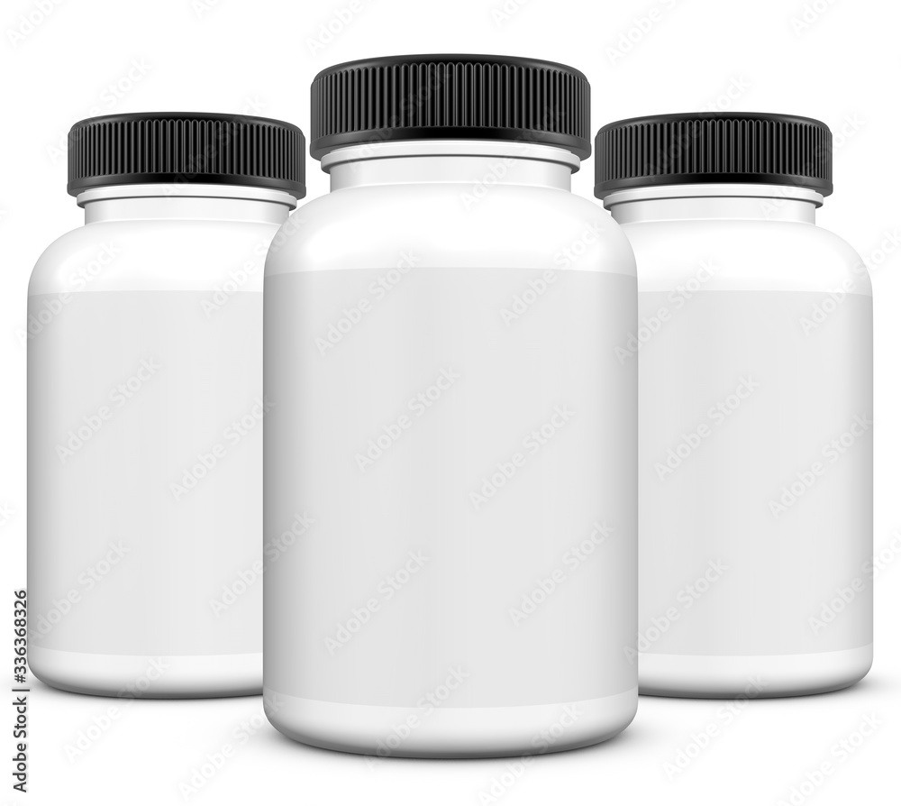 Realistic 3D Bottle Mock Up Template on White Background.3D Rendering,3D Illustration.Copy Space Realistic 3D Bottle Mock Up Template on White Background.3D Rendering,3D Illustration.Copy Space