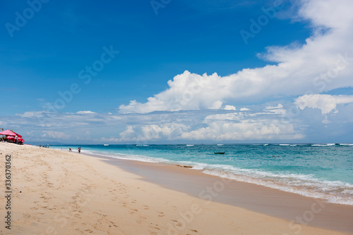 Beautiful view of the coast bali. Indonesia.