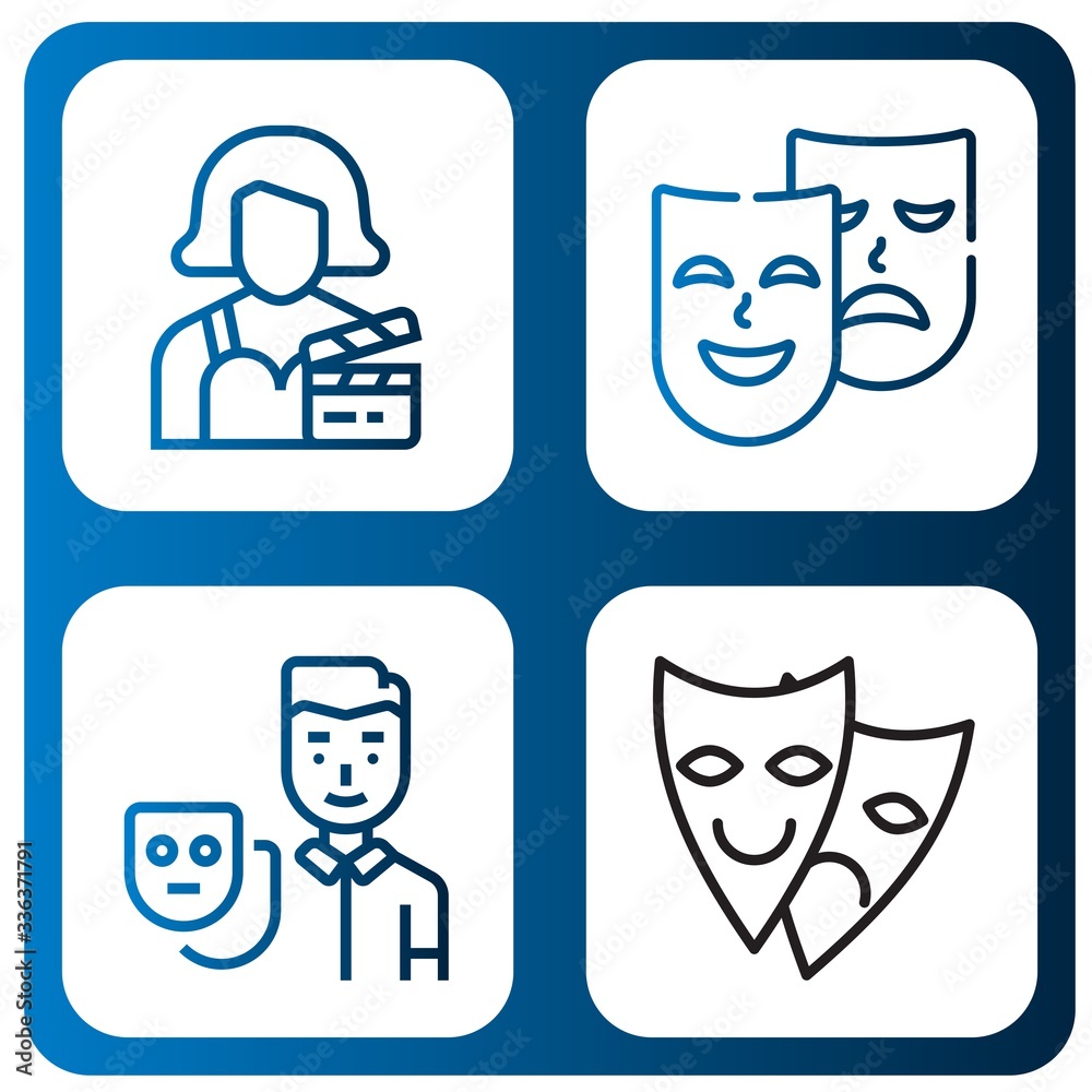 actor icon set actor icon set