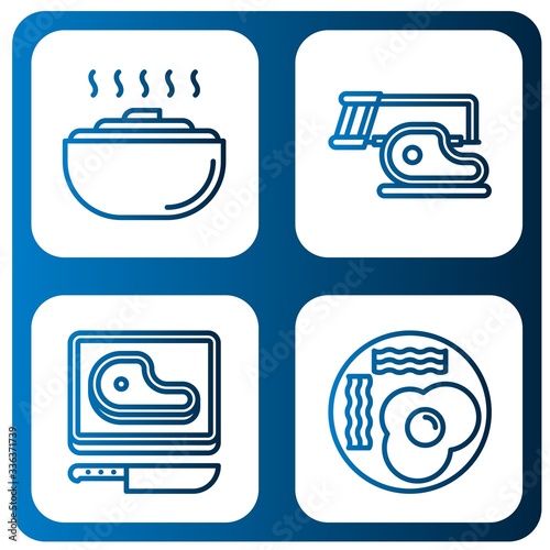 Set of prepare icons