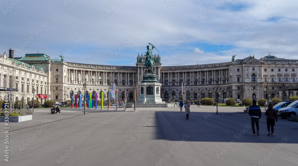 Naklejka premium Vienna - elegant capital of Austria, beautiful city