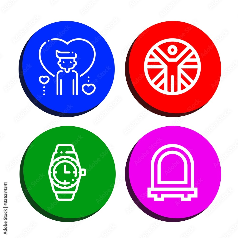 Set of man icons Set of man icons