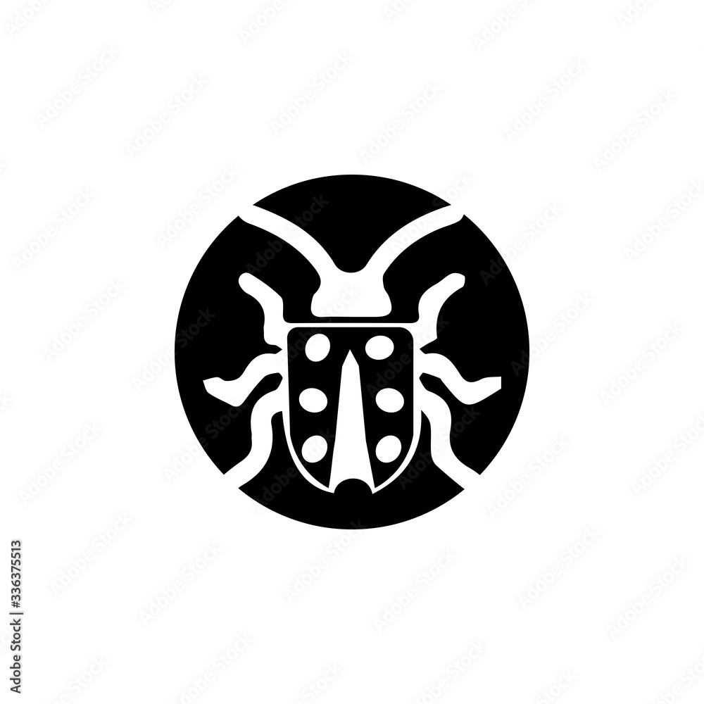 bug vector illustration icon design template