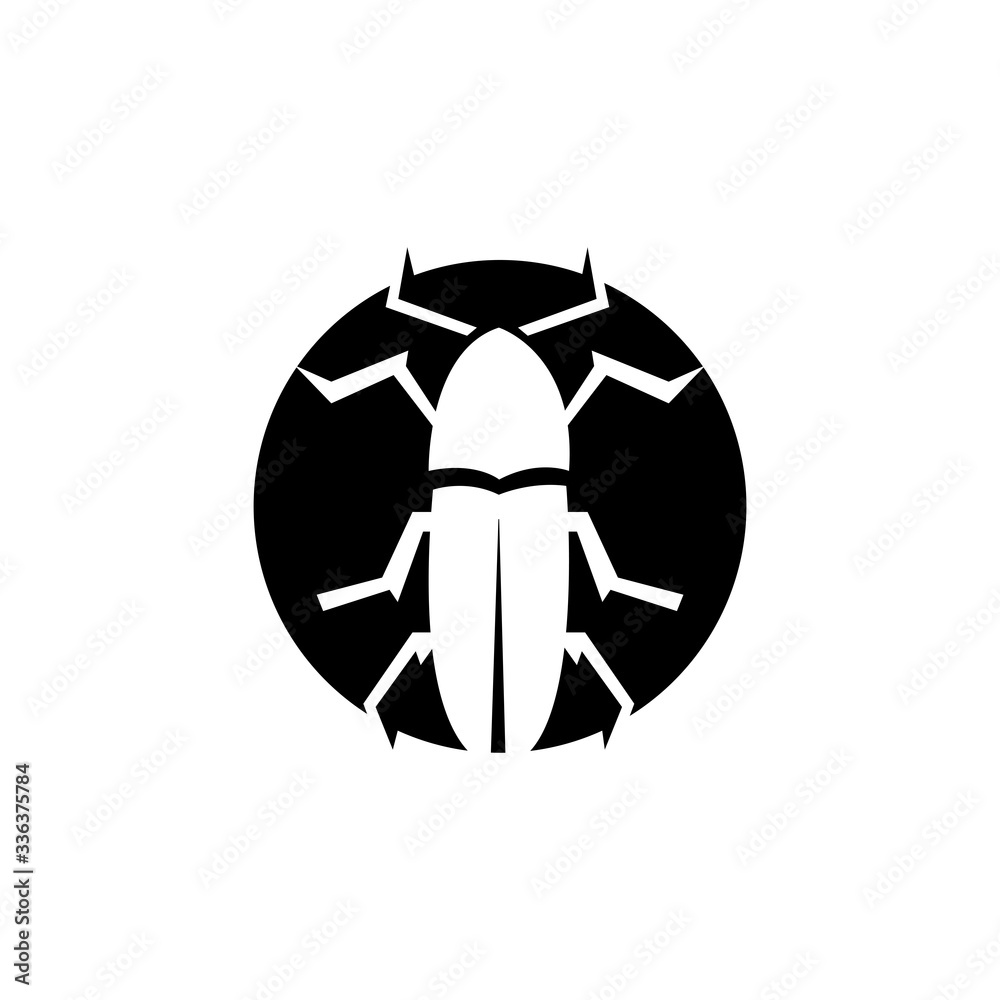 bug vector illustration icon design template bug vector illustration icon design template