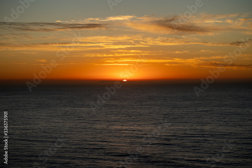sunrise over bells beach australia