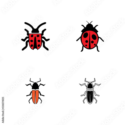bug vector illustration icon design template © Ony98