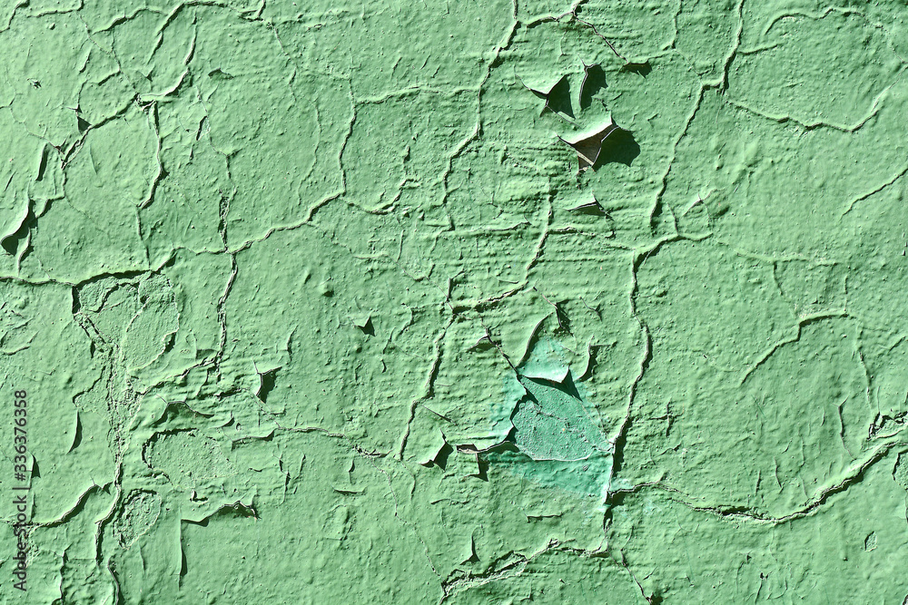 Obraz premium Old Rusty Grunge Green Wall Textute Background
