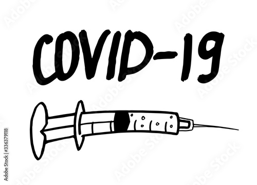 Time to Vaccinate. Vaccination. Coronavirus outbreak and coronaviruses influenza background. 2019-nCoV.