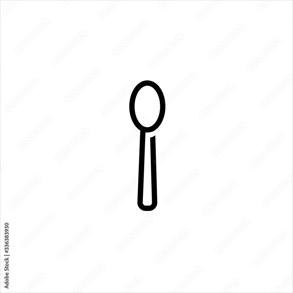 Spoon and fork logo design-kitchen logo design vector image Spoon and fork logo design-kitchen logo design vector image
