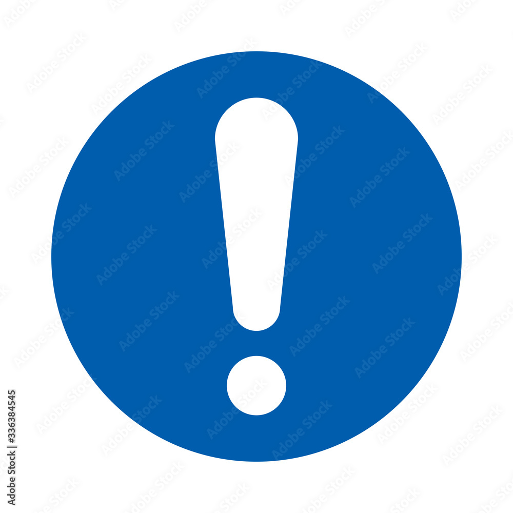 General mandatory action sign. M001. Standard ISO 7010. Safety and precaution signs, for every factory and business. General mandatory action sign. M001. Standard ISO 7010. Safety and precaution signs, for every factory and business.