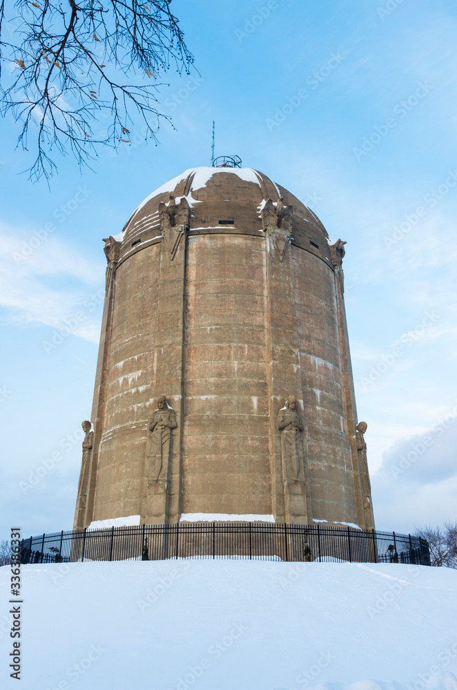 Landmark water tower exterior in minneapolis Landmark water tower exterior in minneapolis