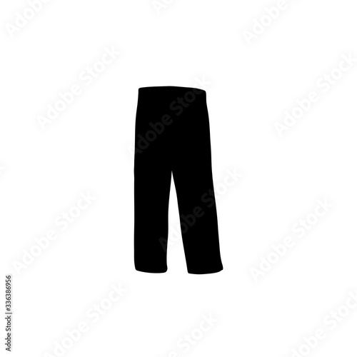 trousers icon vector
