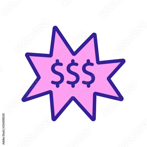 win icon vector. win sign. color contour symbol illustration